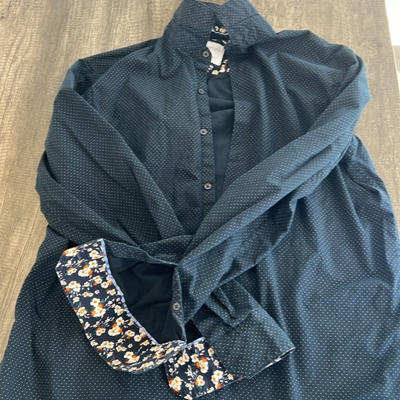 Ricky Singh Denim and Flower button down, slim fit - Picture 2 of 2